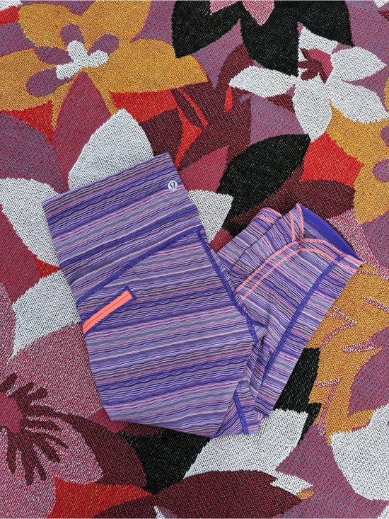 lululemon athletica Pants - lululemon athletica Top Speed Space Dye Crop
